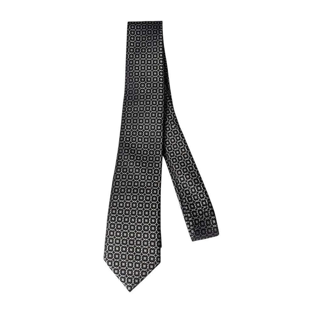Joseph Abboud Men’s Black Geometric Tie NWT 58x3”